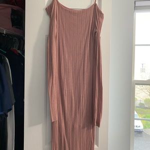 Mauve Midi Sweater dress